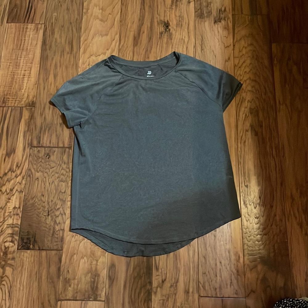 Plain grey athletic T-shirt